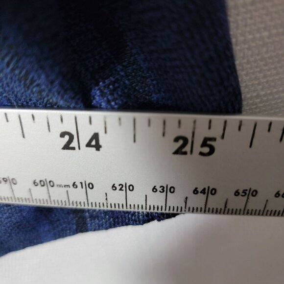 City Streets Mens Dress/Casual Shirt Sz L Button Down Long Sleeve Blue & Black - Picture 7 of 10